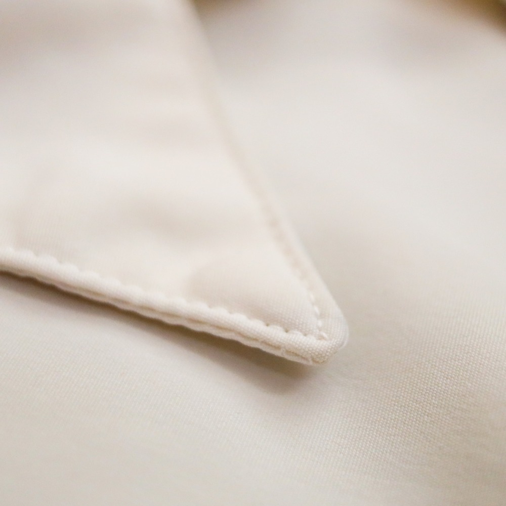 Vintage Versace Jeans Couture‎ Button Up Shirt Mens L Ivory Medusa Short Sleeve - Picture 9 of 16